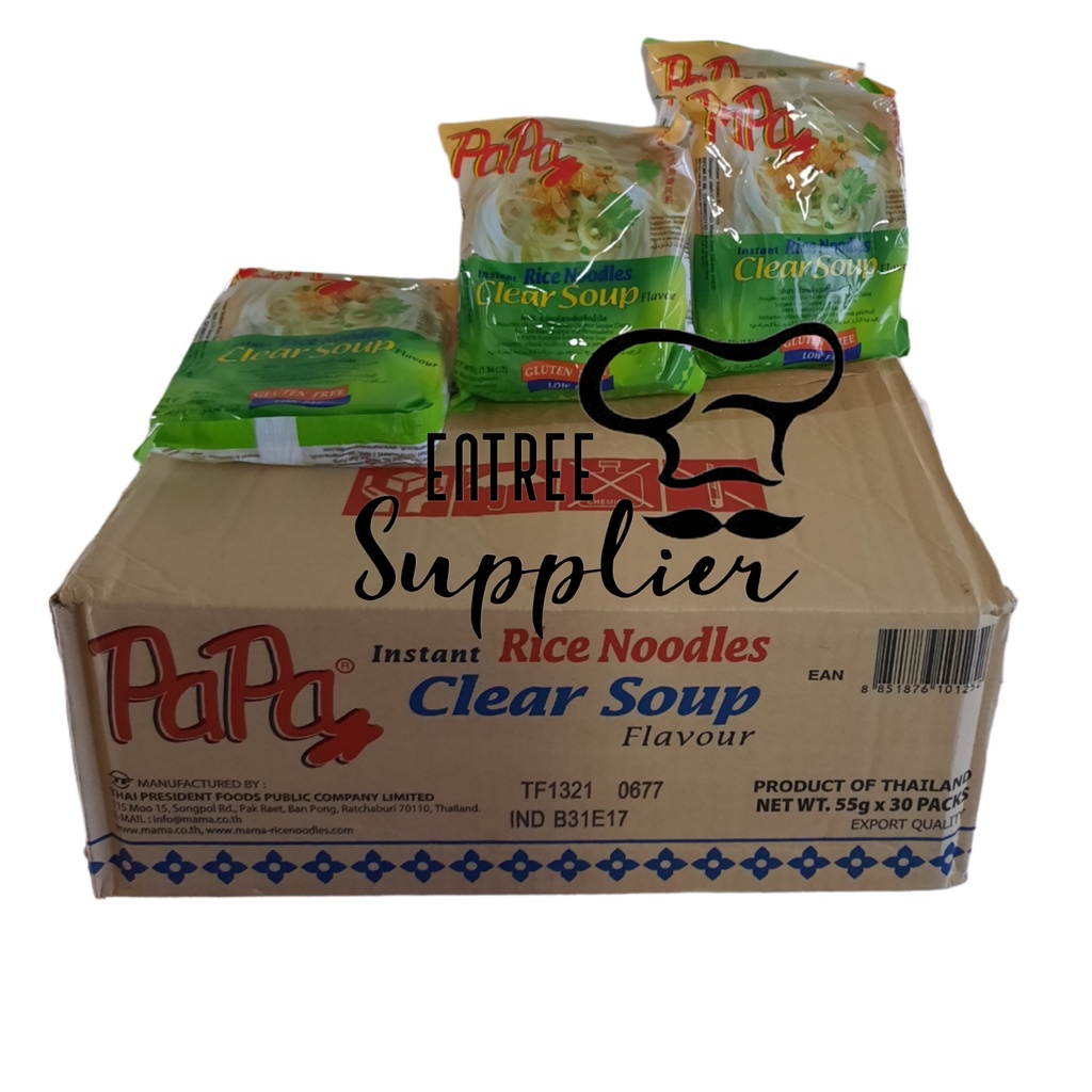 

PAPA INSTANT RICE NOODLES CLEAR SOUP 55gr * 30 PER 1 DUS