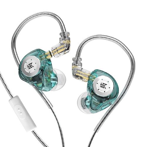 KZ EDX PRO Dynamic HiFi IEM Gaming Earphone Headphone WITH MIC-CYAN