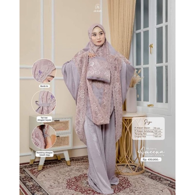 terbaru√ terlaris√ mukena sultan mukena arrafi super mewah mukena best seller arrafi COD murah muken