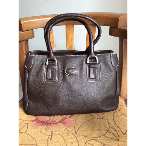 tas tods kulit asli branded bag preloved monza jonggol