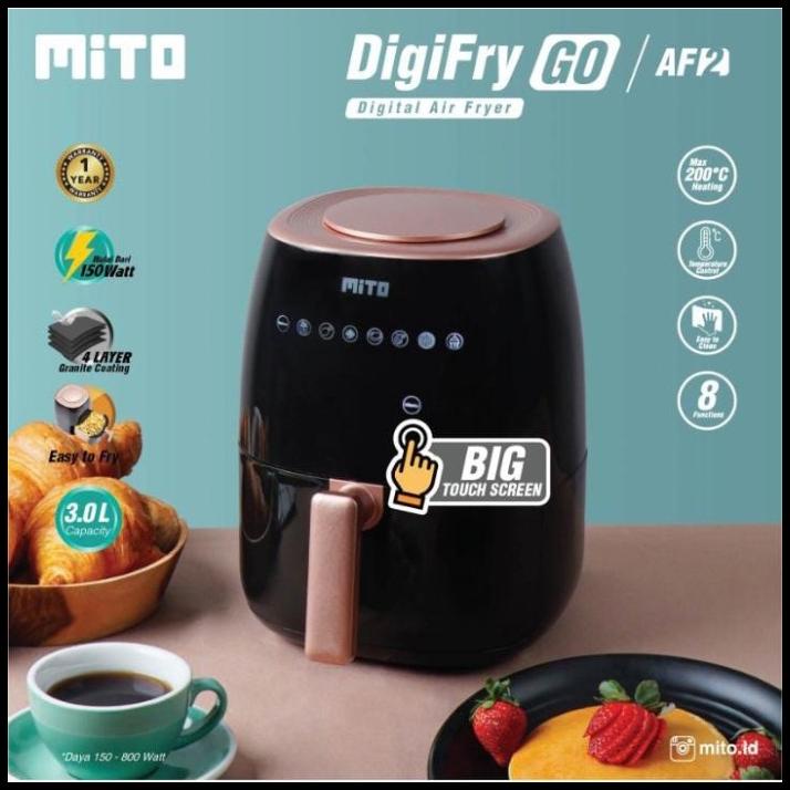 Mito Digifryer Air Fryer Af2 Low Watt
