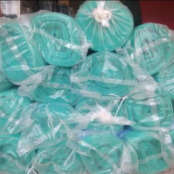 Jaring waring kasa hijau kandang maggot bsf karamba per roll 50meter.