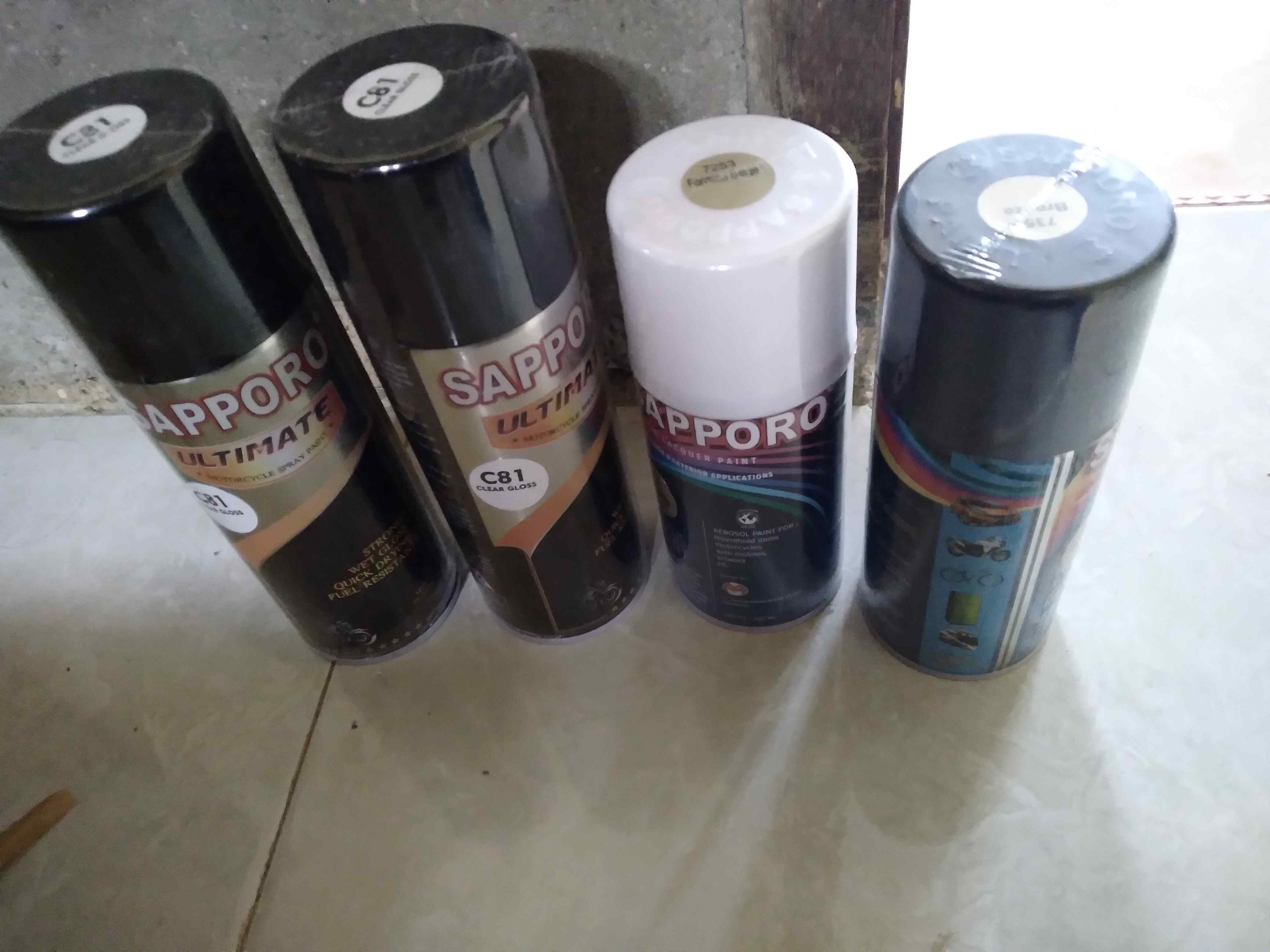 Formica Beige 7253 -- Sapporo Spray Paint Cat Semprot Aerosol