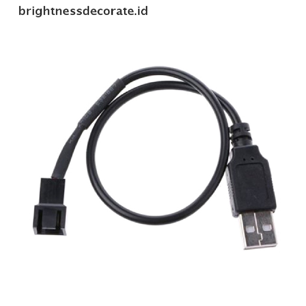 5v Kabel Adapter Konektor Usb 2.0a Male Ke 4 Pin Untuk Kipas Pc