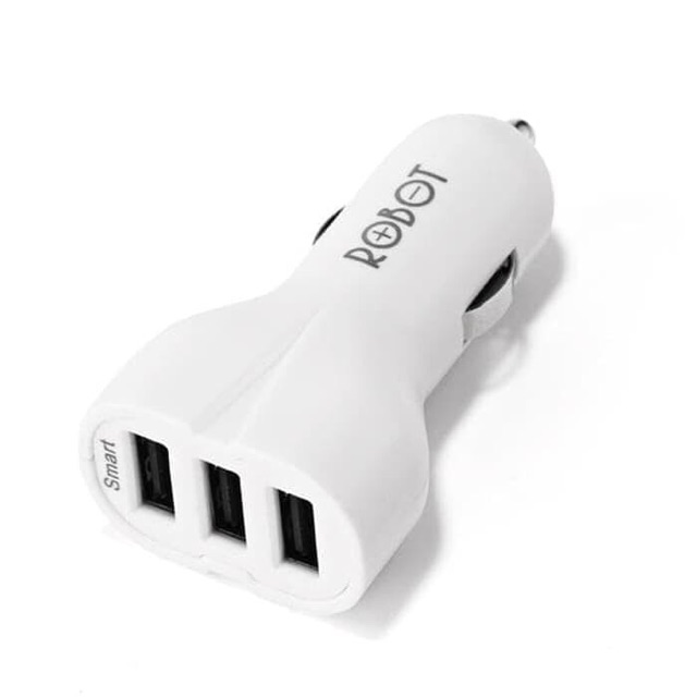 Car charger ROBOT RT-C08 RT C08 3usb 4.8a fast charging ORIGINAL / saver ROBOT Robot 3USB