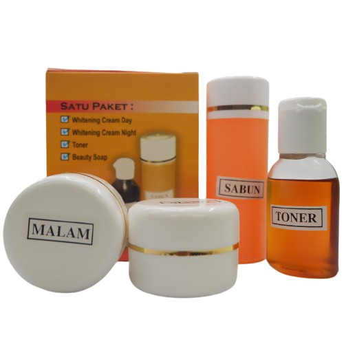 Paket cream HN 4in1 putih (bok) cream wajah hn 15 gr