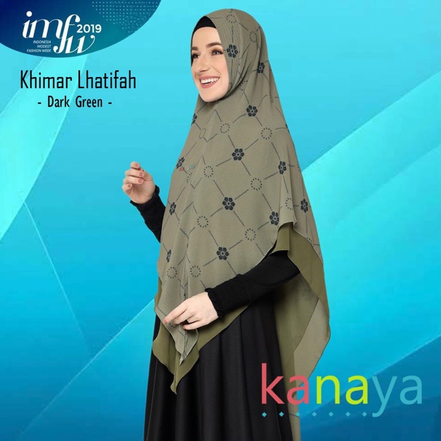 Khimar Latifah printing By kanaya