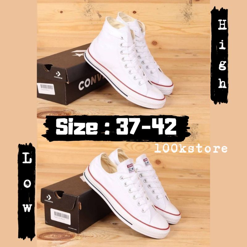 sepatu converse clasic white / sepatu anak perempuan / sepatu anak laki laki