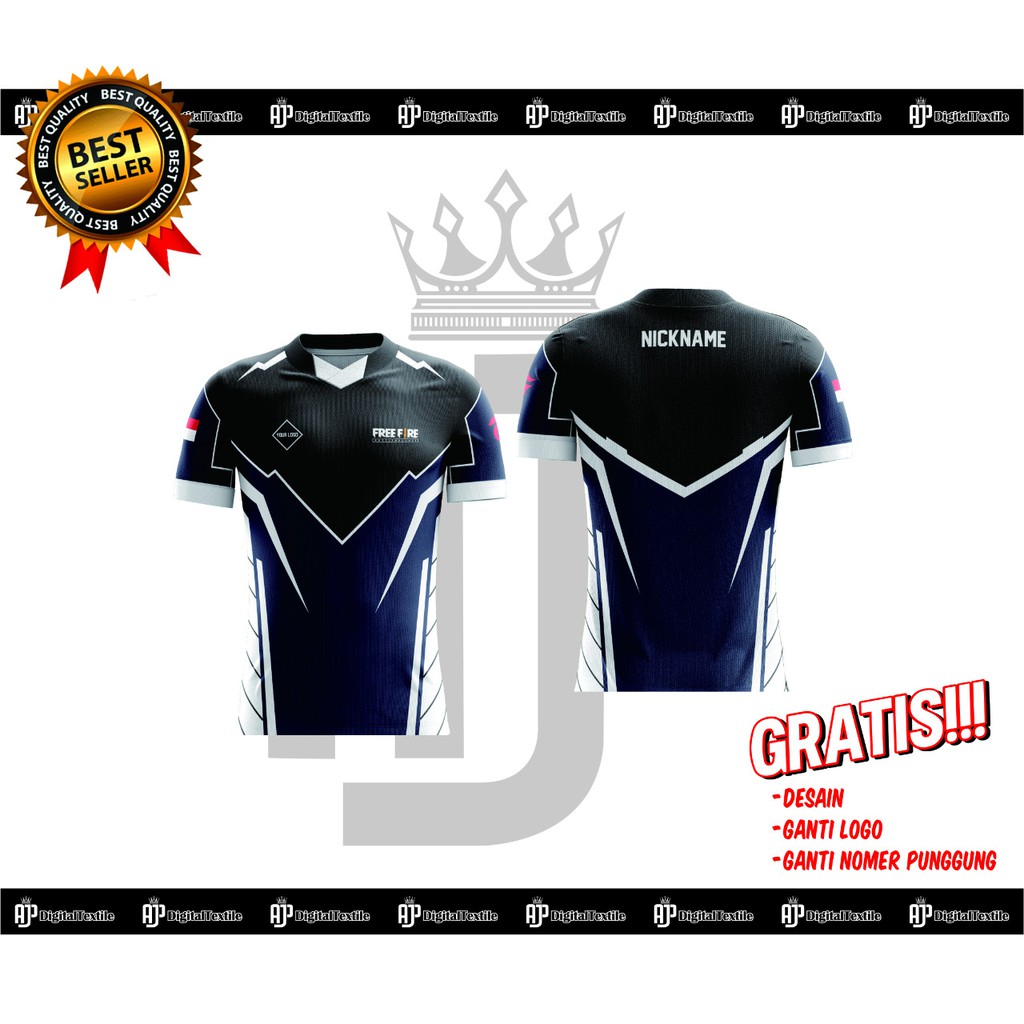 JERSEY ATASAN FULL PRINTING BEBAS DESAIN