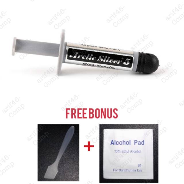 Jual Thermal Paste Arctic Silver 5 AS5 3.5 gram Grease Compound Pasta