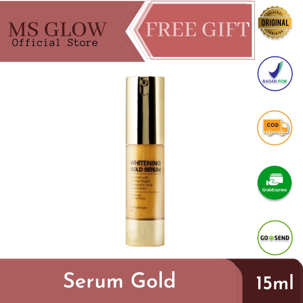 MS GLOW WHITENING GOLD SERUM/ WHITENING GOLD SERUM MS GLOW