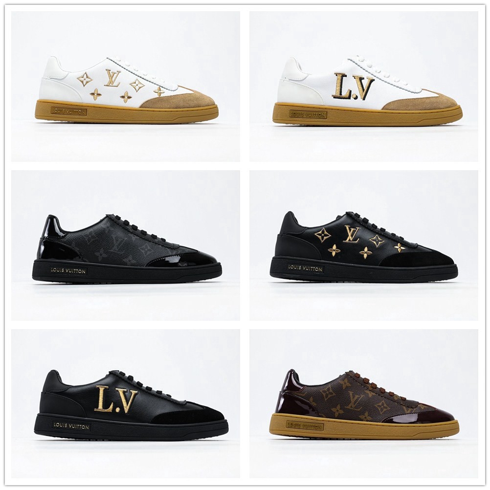 black and gold louis vuitton shoes