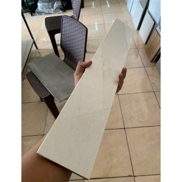 lis granit 10x60 cream double loading glass polish