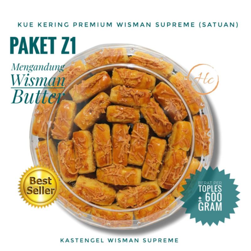 

Kue Kering Premium Wisman (Satuan)