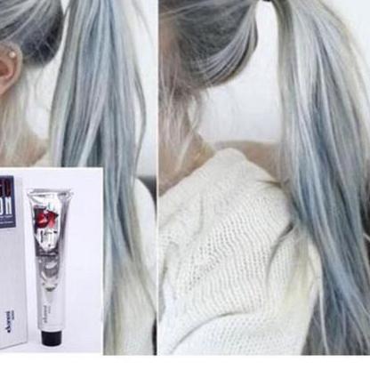 ☼ Cat rambut pewarna rambut abu abu ✳