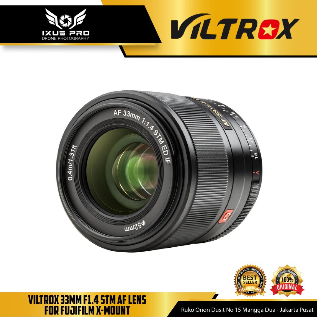 Viltrox 33mm F1.4 STM AF Lens for Fujifilm X-Mount - Viltrox AF 33mm f/1.4 XF Lens for FUJIFILM X