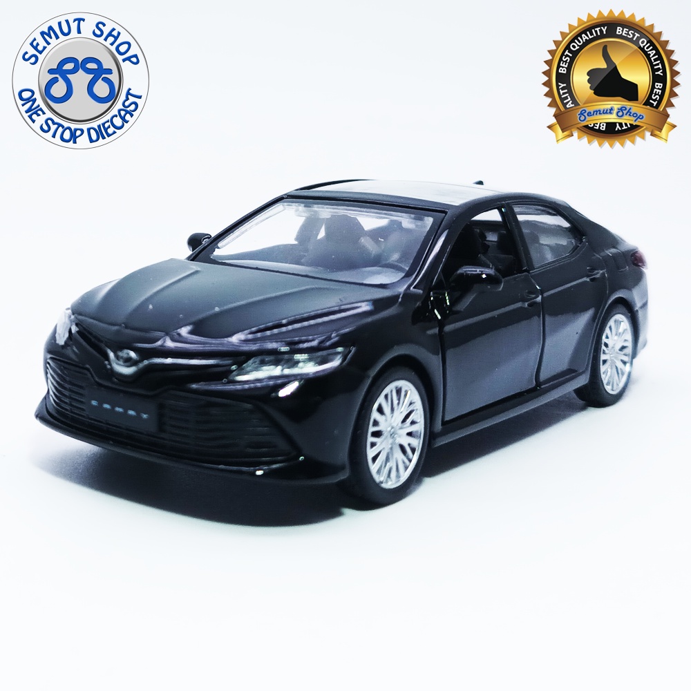 Apolo MSZ 2018 Toyota Camry Black Miniatur Diecast Mobil Toyota Camry