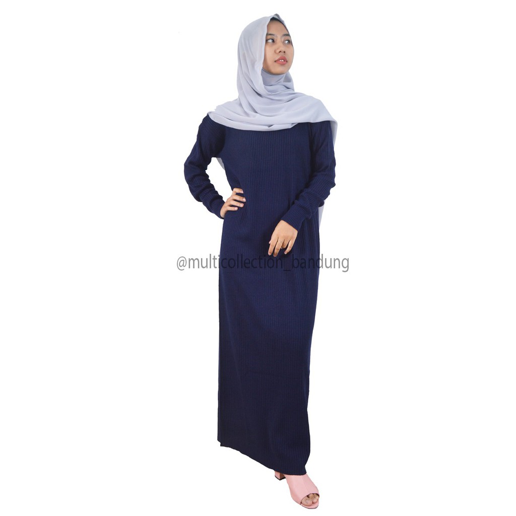 Long Dress MEDARI LONG KNIT MCRD / Gamis Rajut Muslim / Medari Dress / Boxy Dress / Long Dress Boxy / Boxy Dress Wanita / gamis syar'i / Boxy Knit-6
