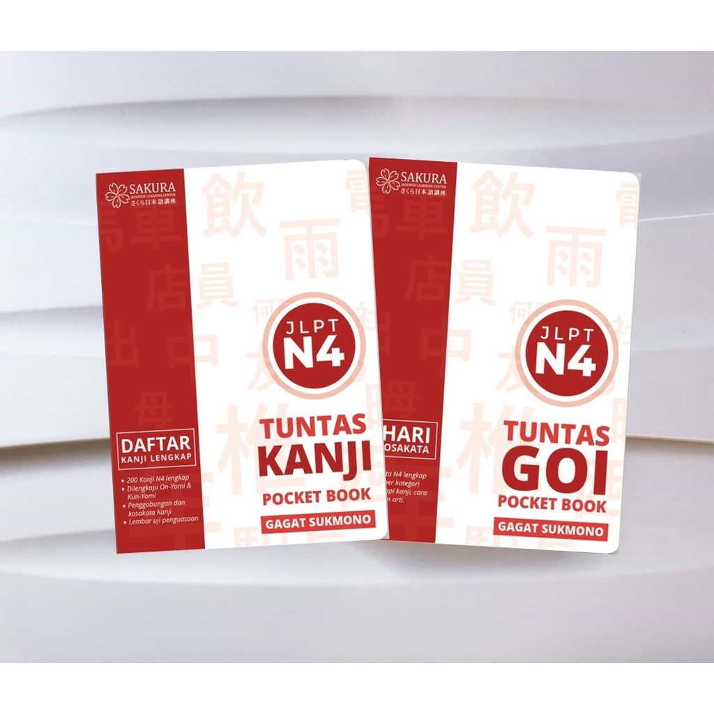 Pocket Book Tuntas JLPT N4 (Buku Saku Tuntas Kanji & Goi N4)