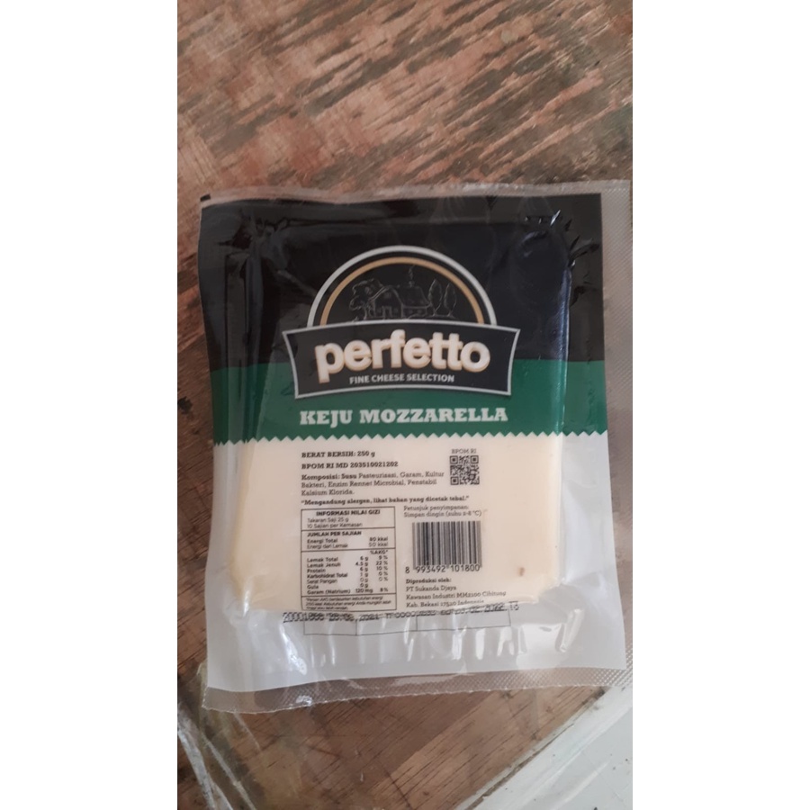 

mozarella perfetto 250 gr