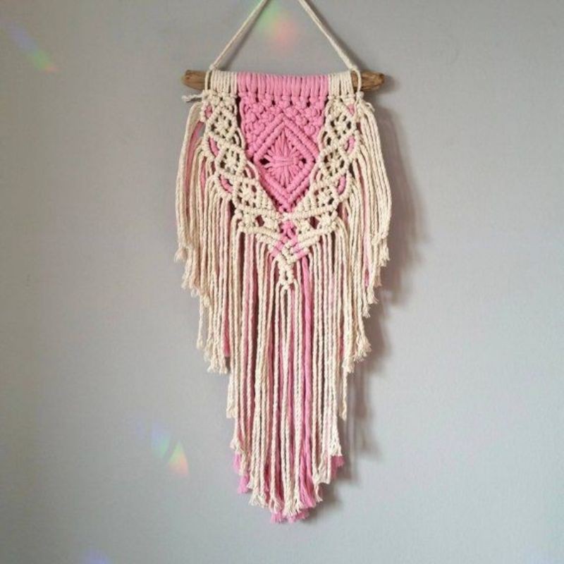 READY STOK) macrame hiasan dinding / macrame wall hanging (HD 104)