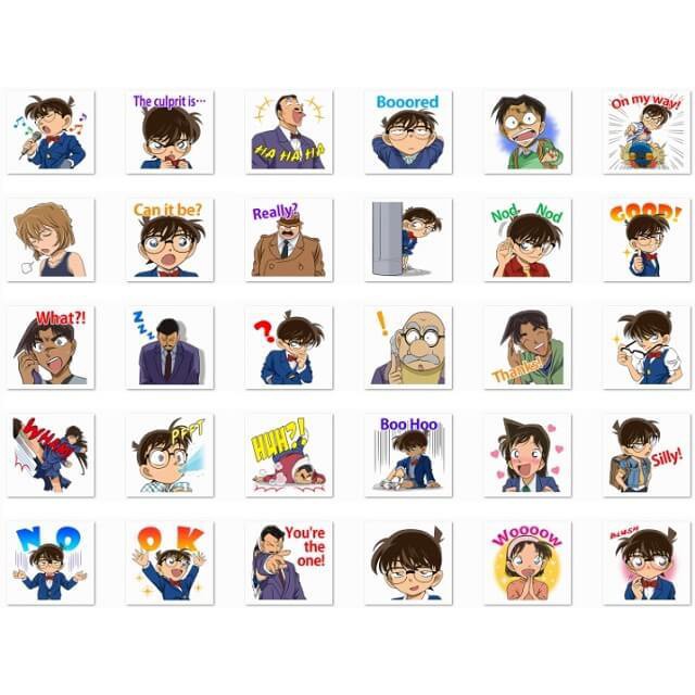 DC001 – Sticker / Stiker Anime Jepang Detective Conan