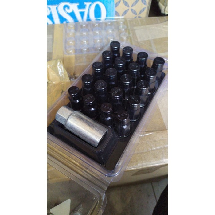 BAUT RODA RACING / LUGNUT RAYS DURANUTS 20 PCS BAHAN BESI