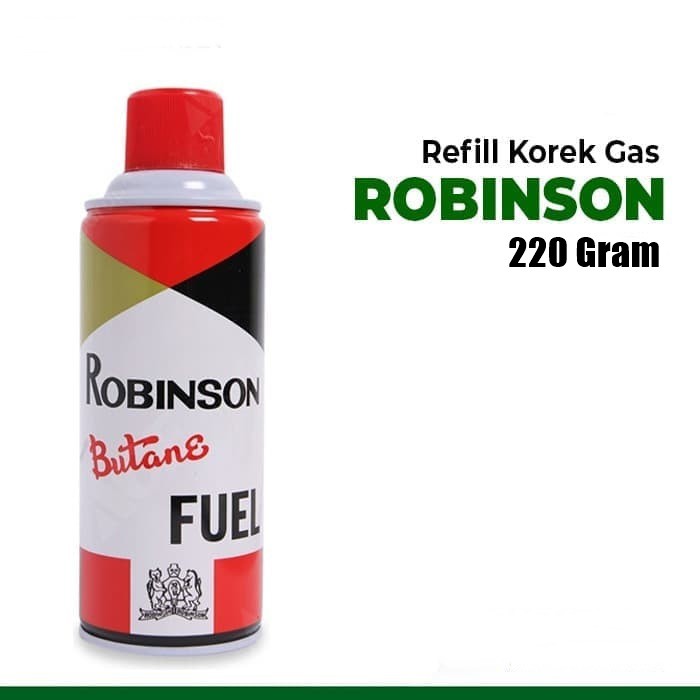 220gr Robinson Butane Fuel / Isi Ulang Refill Korek Gas 220gram