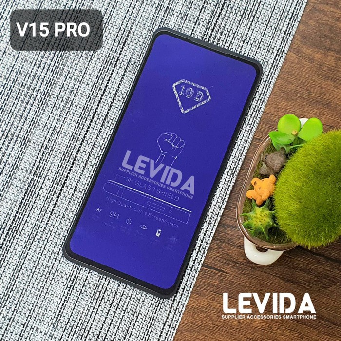 COD TEMPERED GLASS VIVO V15 PRO ANTI BLUE ANTI RADIASI TG FULL LEM⠀