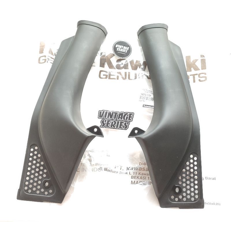 COVER TUTUP DUCT AIR FLOW SCOOP  SCOPE SET KANAN KIRI  1693 / 1701 NINJA 150 RR OLD LAMA ZX 150 CBU 