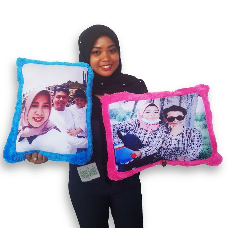 (bisa foto sendiri..!!) BANTAL  FOTO CUSTOM RASFUR