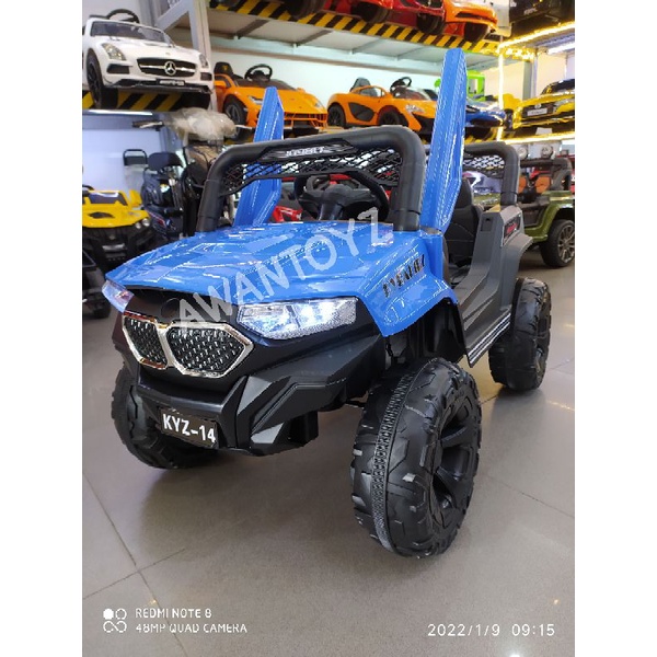 Mobil Aki Anak Jeep Utv BMW Blue