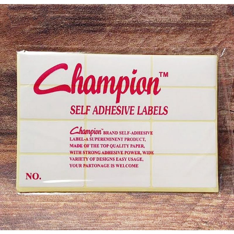 

Label Champion 103 112 123 99 121