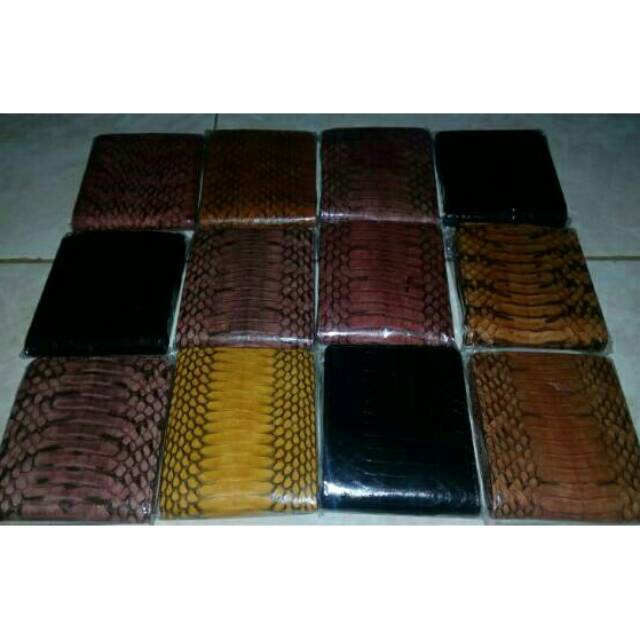 Dompet pria kulit ular asli 
