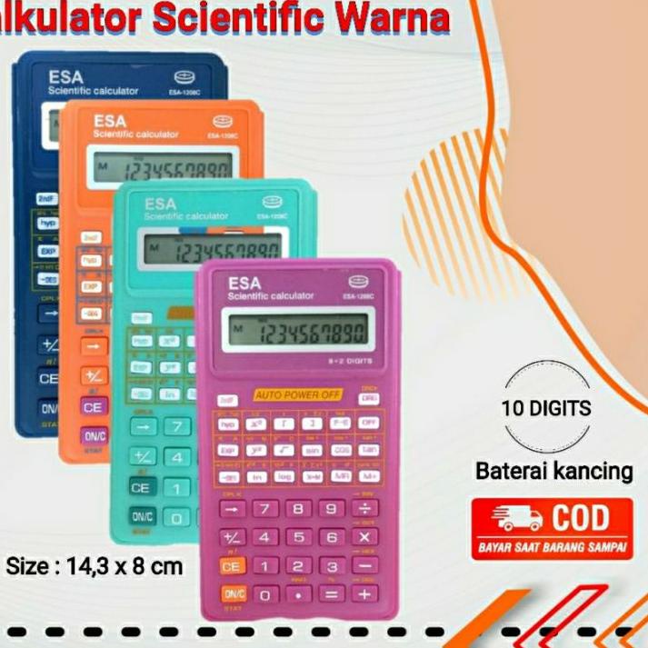 

✨Original✨ Kalkulator Scientific Warna Murah Tahan Lama Sin Cos Calculator buruan