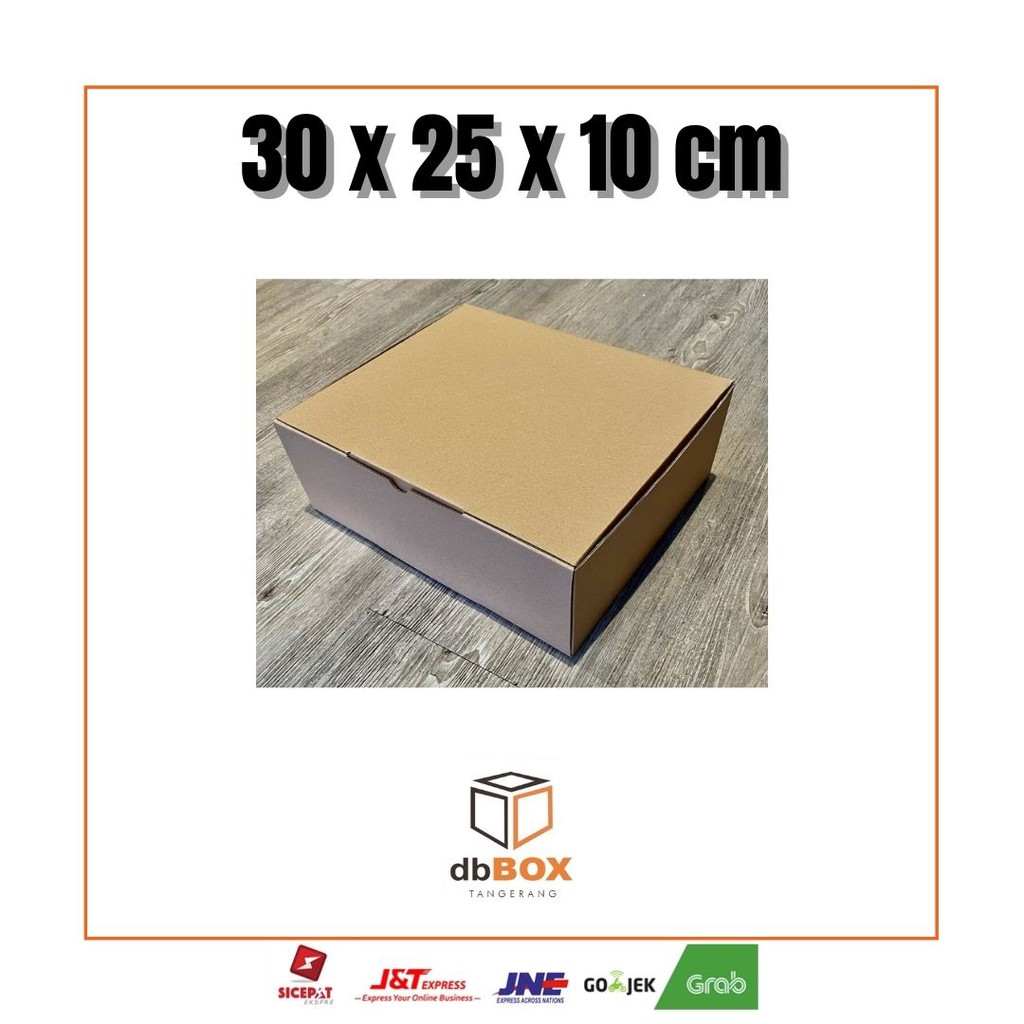 

Kardus 30x25x10 cm | Box Die Cut dan Easy Usage | Box Kue Tart | Box Aksesoris | Box Pakaian