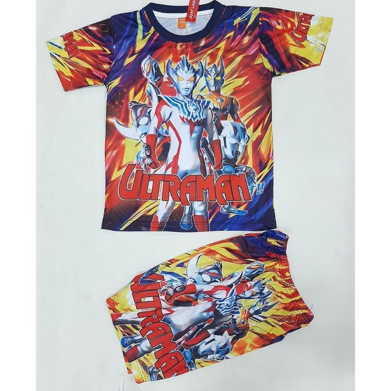 SETELAN ANAK ULTRAMAN PRINTING MURAH