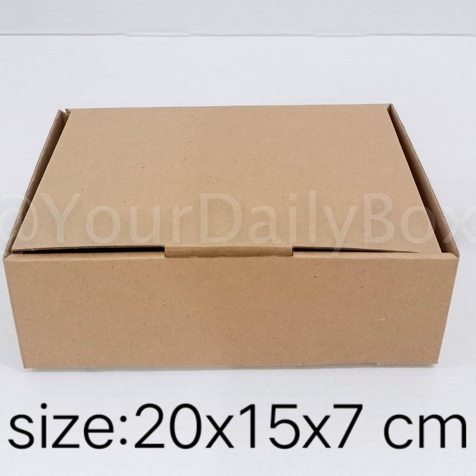 

[PROMO M8A43] [isi 10 pcs] Kardus packing murah, box Die Cut uk 20x15x7 cm PROMO Best