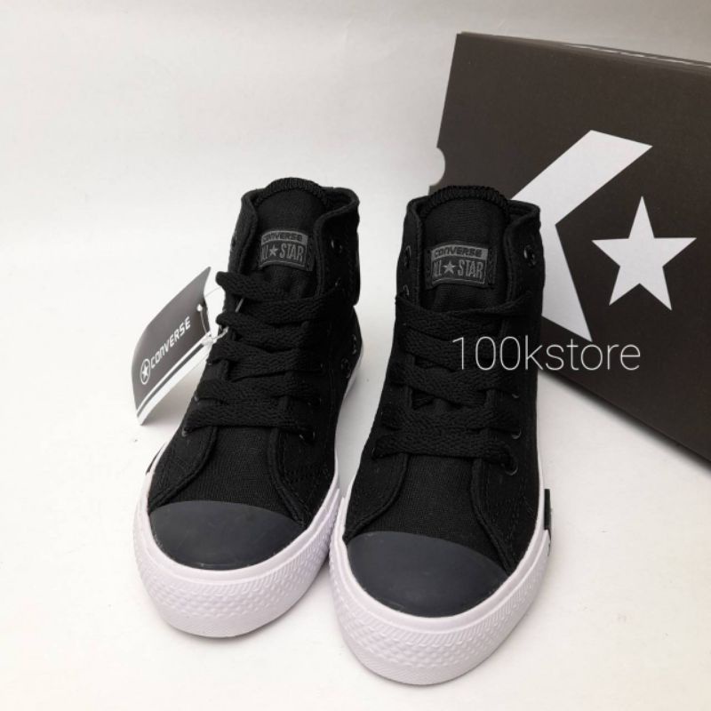 sepatu anak laki laki hitam putih high sepatu sekolah anak sepatu converse anak