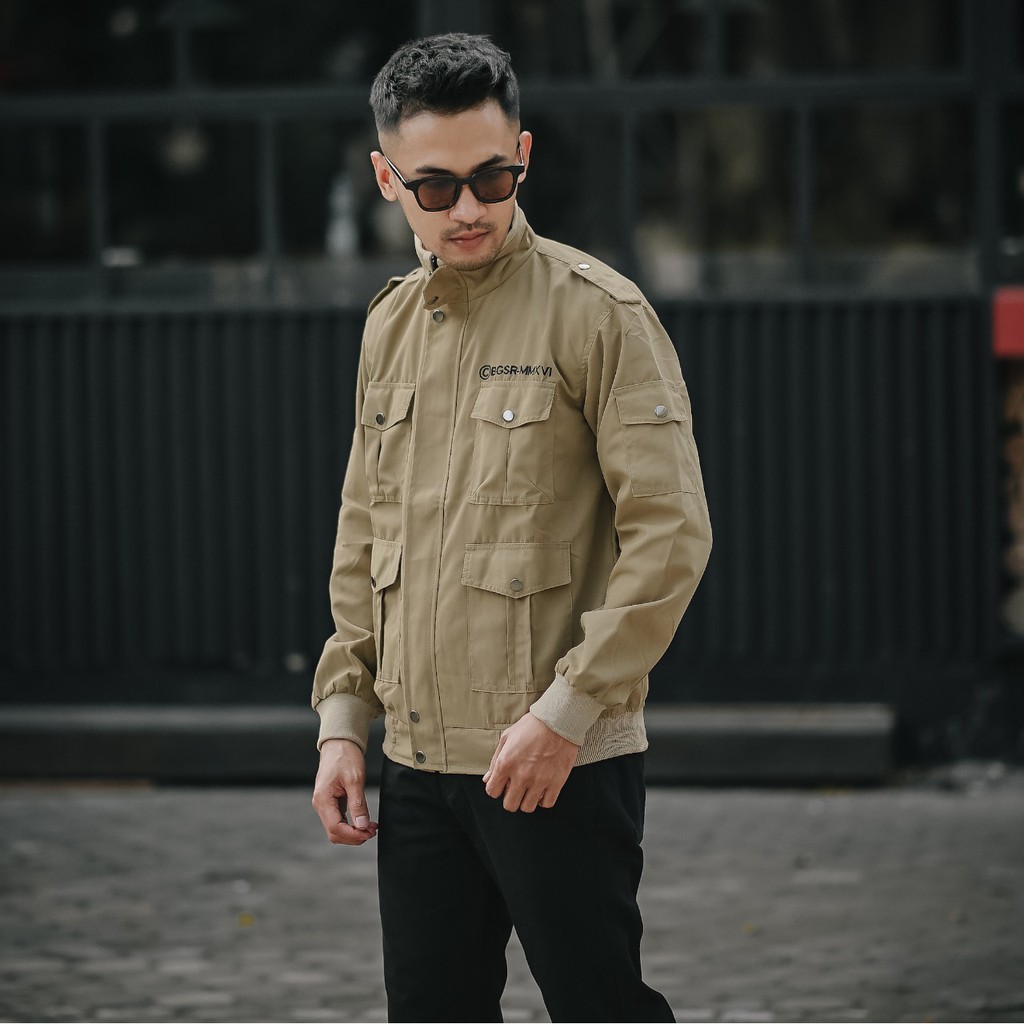 TERLARIS Jaket Volkert BGSR Bahan Baby Canvas 3 WARNA