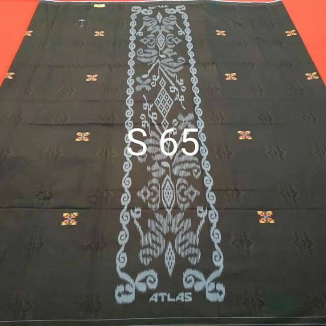 Sarung Atlas afkir songket tompal kembang