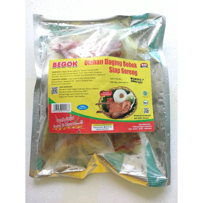 

Bebek Goreng Utuh siap saji 400gr