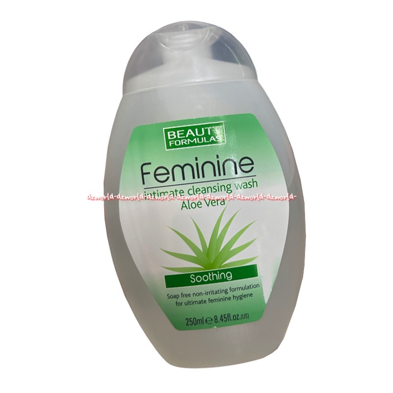 Feminine Intimate Cleansing Wash 250ml Gentle Soothing Aloe Vera Sabun Pembersih Kewanitaan Wanita Feminim Beauty Formulas 250 ml