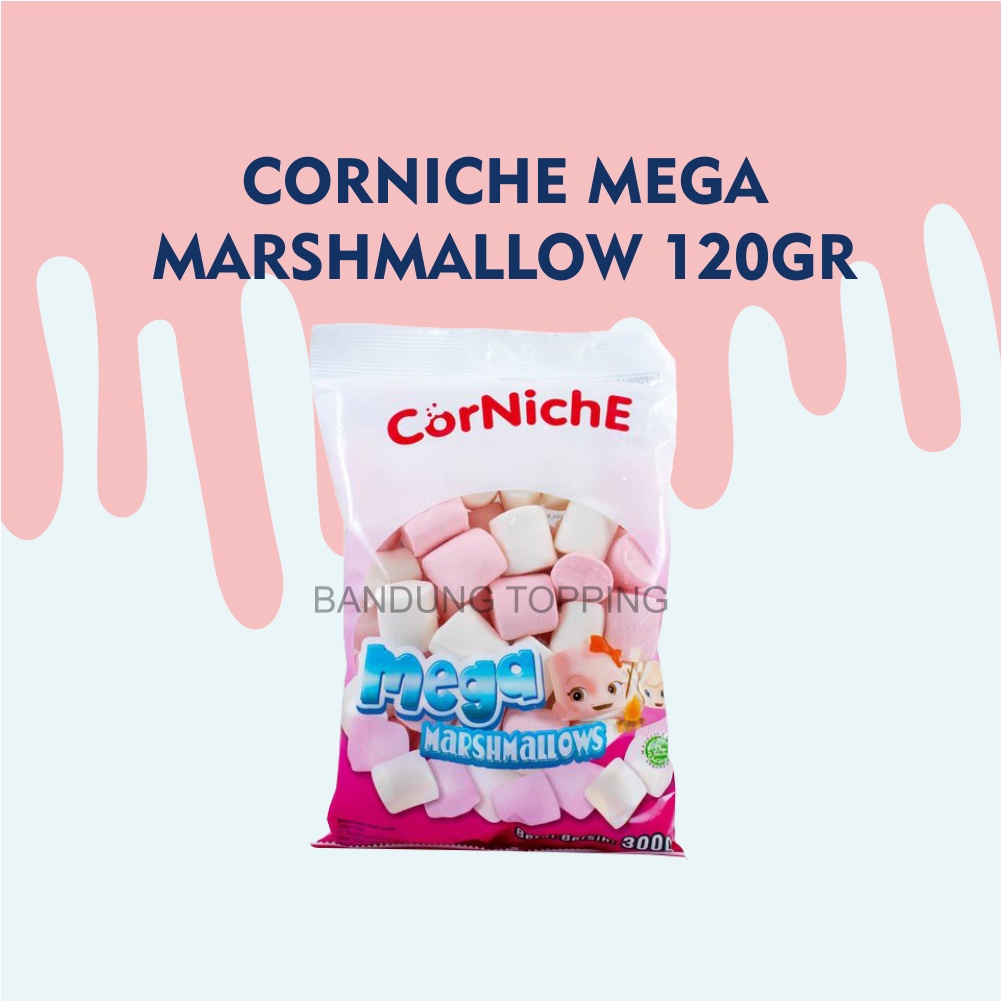 Mega Marshmallow pink putih 120gr