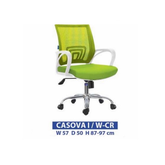 JUAL KURSI KANTOR INDACHI SERIES-CASOVA I/W-CR/ORCAJAYA