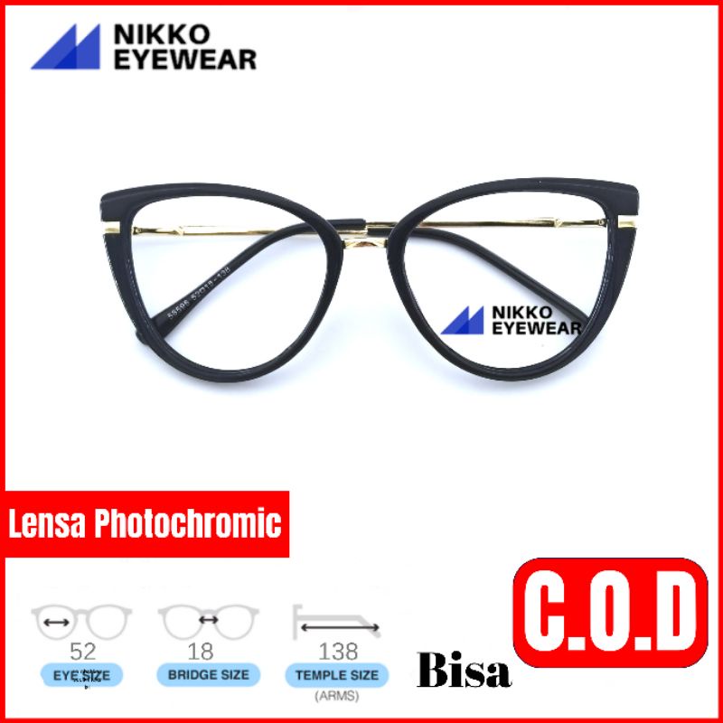 Paket Kacamata 58595 Gratis Lensa Antiradiasi Photocromic Blueray