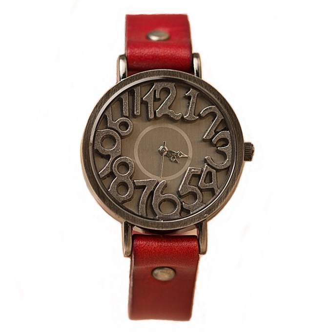 Big Number Retro Watch (Jam Tangan Vintage - Retro Dengan Angka Besar)