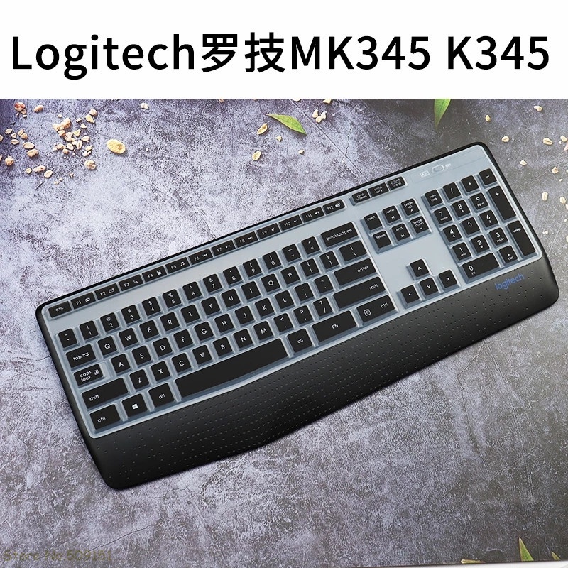 Cover Pelindung Keyboard Logitech MK345 K345 MK 345 Bahan Silikon Anti Debu