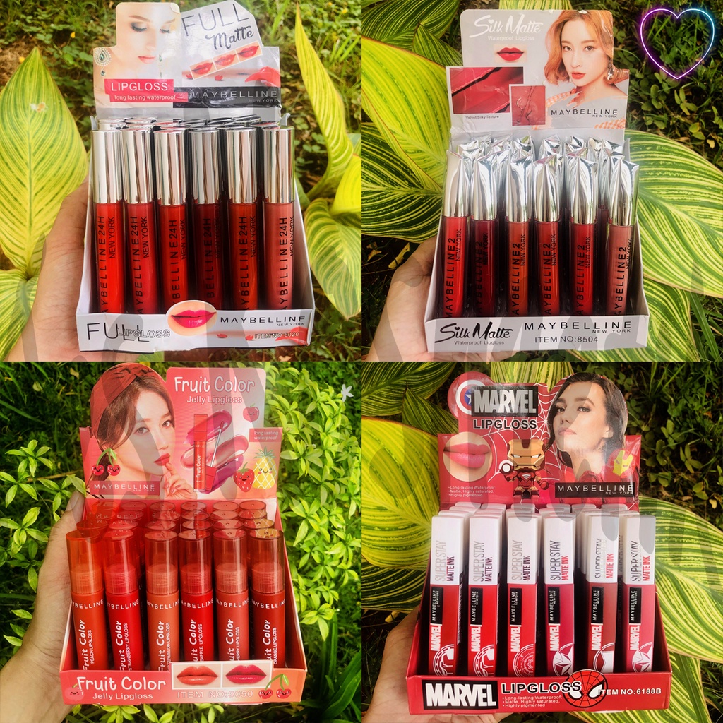 [LUSINAN] MYB Lipcream Lipgloss Barcode Super Stay / Grosir Kosmetik