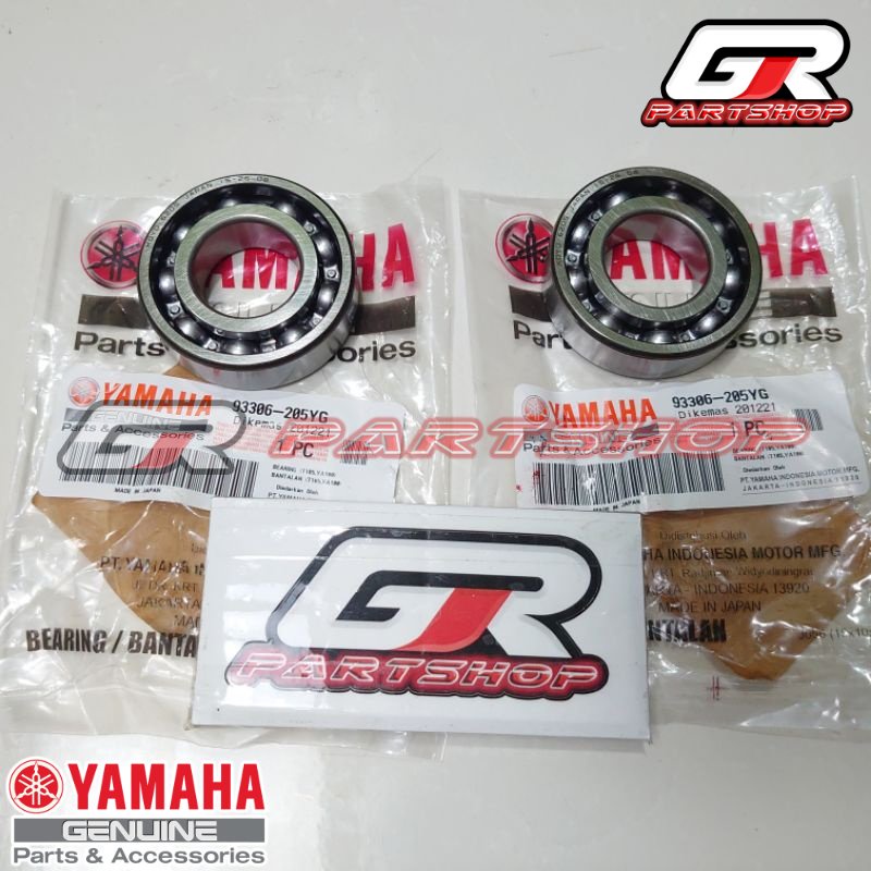 BEARING SET KRUK AS F1ZR ORI YGP FORCE 1 SIGMA CHAMP ALFA F1 FORCEONE FORCE1 ONE FIZR FIZ F1Z R CRANKSHAFT BANDUL KRUKAS KLAHER LAHER LAKER LAHAR